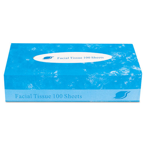 Pañuelos faciales en caja, 2 capas, blanco, 100 hojas/caja, 30 cajas/cartón