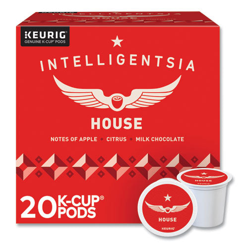 House Blend Coffee K-cups, tostado ligero, 20/caja