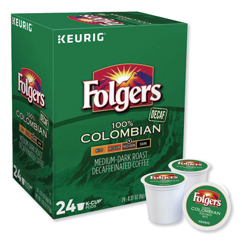 K-cups de café descafeinado 100% colombiano, 24/caja