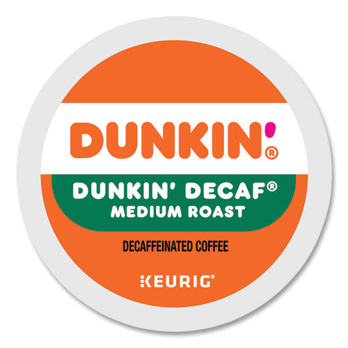 K-cup Pods, Dunkin' Decaf, 22/box