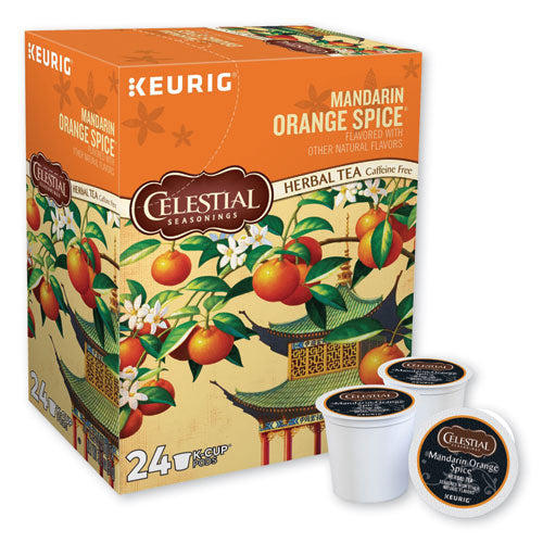 K-tazas de té de hierbas y especias de naranja mandarina 24/caja