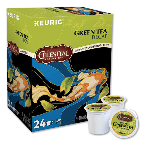 K-cups de té verde descafeinado, 96/cartón