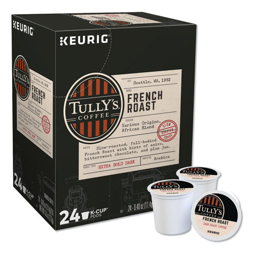 French Roast Decaf Coffee K-cups, 96/carton