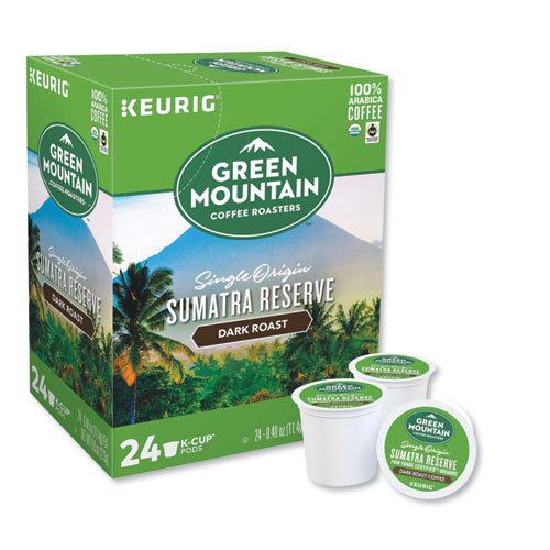 Tazas K-cup Extra Bold de café orgánico de comercio justo de Sumatran, 96 por caja