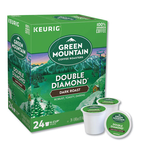 Double Black Diamond Extra Bold Coffee K-cups, 96/carton