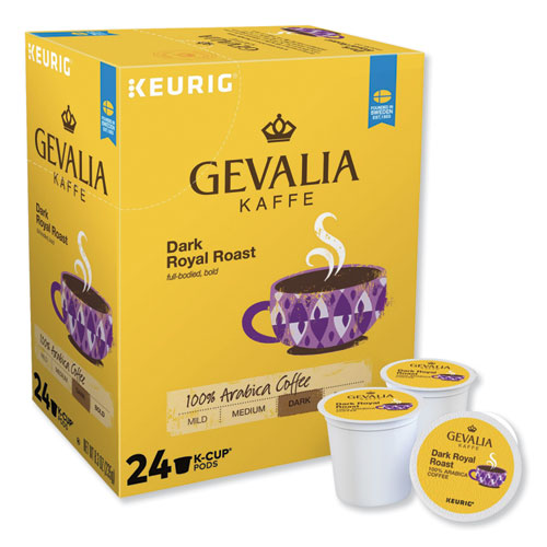 Kaffee Dark Royal Roast K-cups, 24/caja