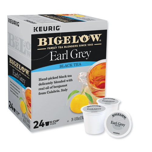 Paquete de K-cup de té Earl Grey, 24/caja, 4 cajas/cartón