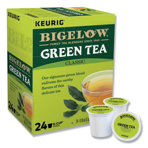 Paquete de K-cup de té verde, 24/caja, 4 cajas/cartón