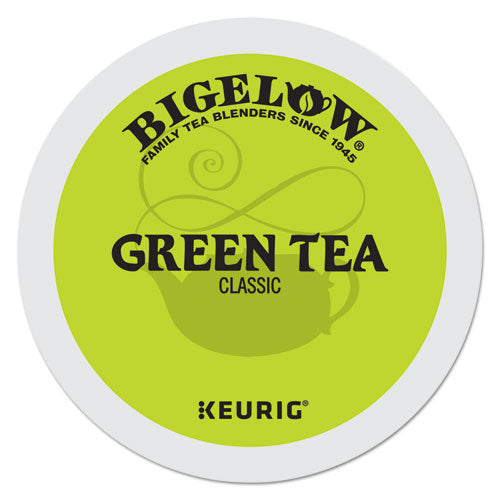 Paquete de K-cup de té verde, 24/caja, 4 cajas/cartón