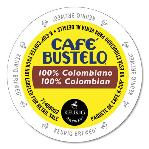 K-cups 100% colombianos, 24/caja