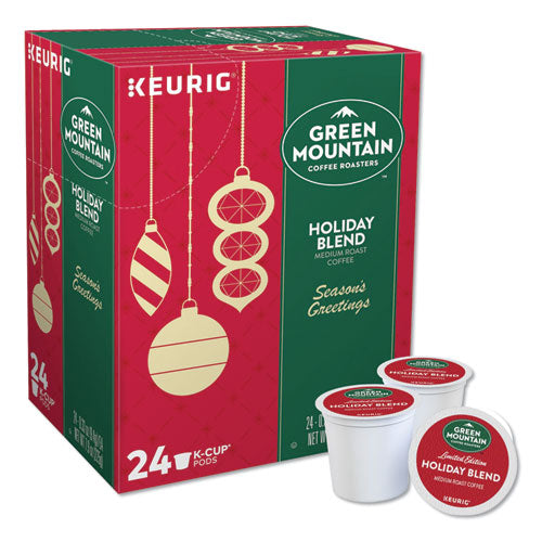 Holiday Blend K-cups, tostado medio, 24/caja