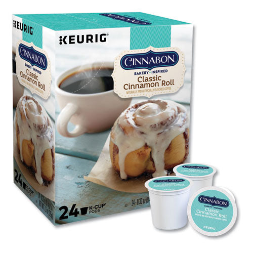 Cinnabon Classic Cinnamon Roll Café K-tazas, 24/caja