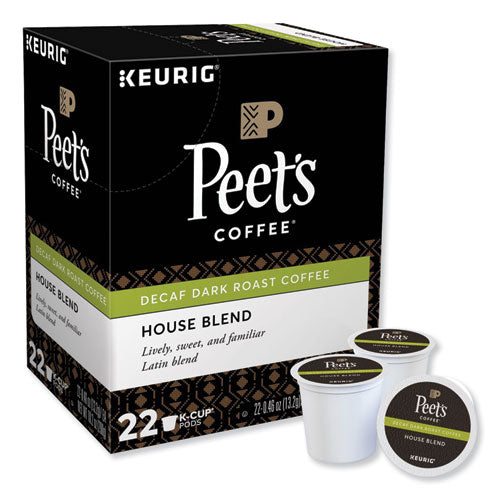 House Blend Descafeinado K-cups, 22/caja