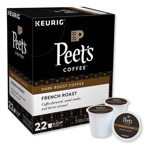 French Roast Coffee K-cups, 22/box