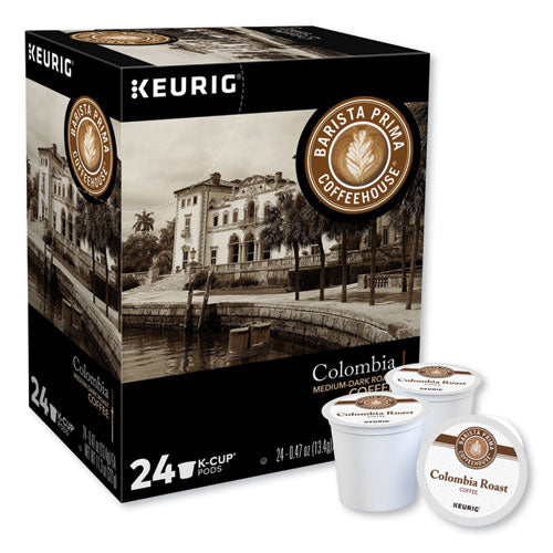 Paquete de café K-cups de Colombia, 24/caja