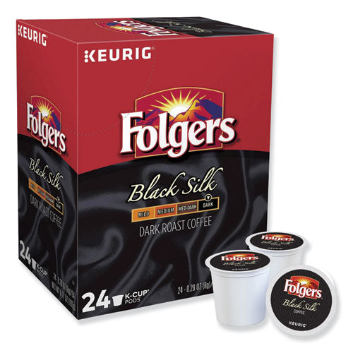 Gourmet Selections Black Silk Coffee K-cups, 24/caja