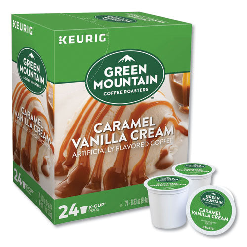 Caramel Vanilla Cream Coffee K-cups, 96/carton