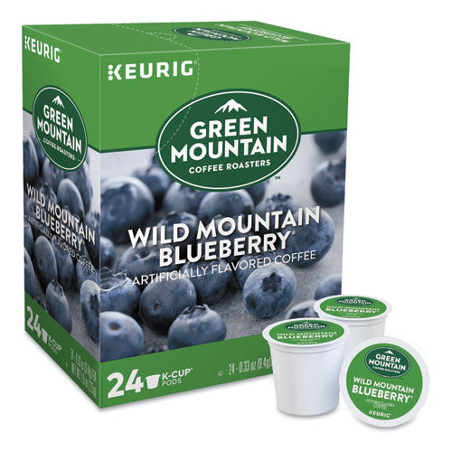 Fair Trade Wild Mountain Blueberry Coffee K-cups, 96/carton