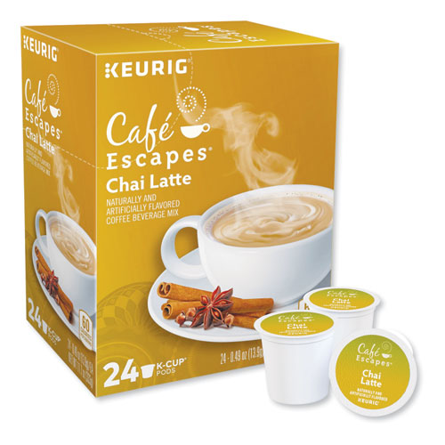 Café Escapes Chai Latte K-tazas, 24/caja