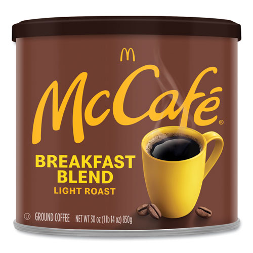 Café molido, mezcla de desayuno, lata de 30 oz