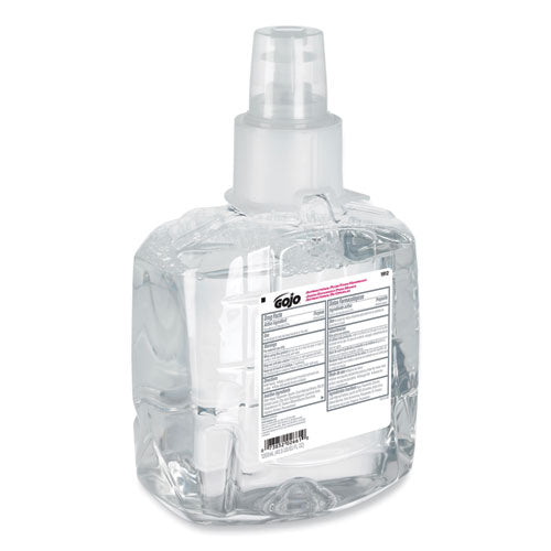 Recarga de espuma antibacterial para lavado de manos, para dispensador Ltx-12, aroma a ciruela, recarga de 1,200 ml, 2/cartón