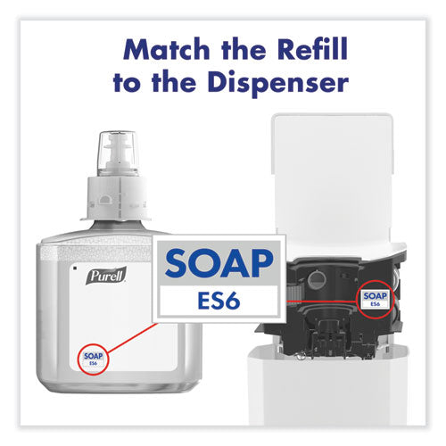 Es6 Soap Touch-free Dispenser, 1,200 Ml, 5.25 X 8.8 X 12.13, White