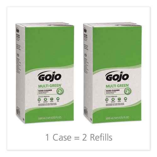 Recambio de limpiador de manos Multi Green, aroma cítrico, 5000 ml, 2/cartón