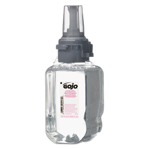 Recambio de espuma transparente y suave para jabón de manos, para dispensador Adx-12, sin fragancia, recambio de 1250 ml, 3/cartón