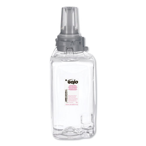 Recambio de espuma transparente y suave para jabón de manos, para dispensador Adx-12, sin fragancia, recambio de 1250 ml, 3/cartón