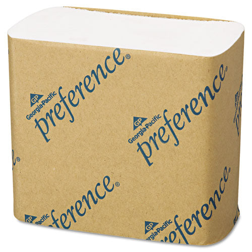 Singlefold Interfolded Bathroom Tissue, Septic Safe, 1-ply, White, 400 Sheets/pack, 60 Packs/carton