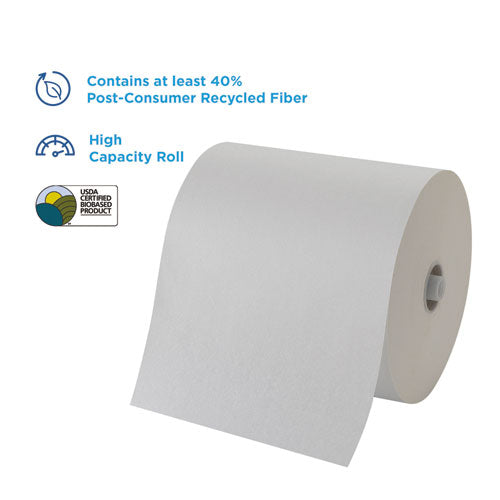 Pacific Blue Ultra Paper Towels, 1-ply, 7.87" X 1,150 Ft, White, 6 Rolls/carton