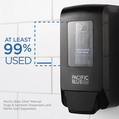 Pacific Blue Ultra Foam Soap Manual Dispenser Refill, Pacific Citrus, 1,200 Ml, 4/carton