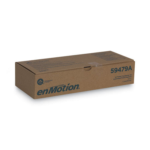 Kit de alimentación de CA enchufable Enmotion para dispensadores de toallas empotrados, negro