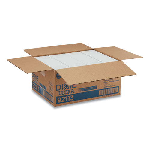 Toallas de repuesto de lino plegadas en 1/6, 13 x 17, blancas, 200/caja, 4 cajas/cartón