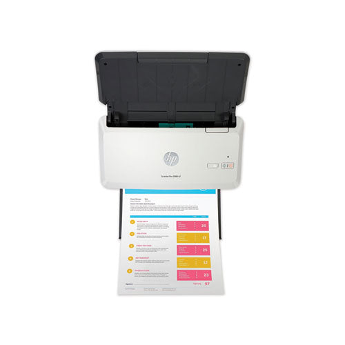 Escáner con alimentación de hojas Scanjet Pro 2000 S2, resolución óptica de 600 ppp, alimentador automático de documentos a doble cara de 50 hojas