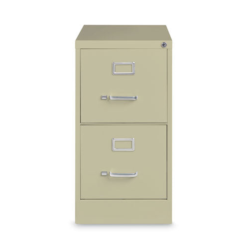 Archivador vertical de tamaño carta, 2 cajones para archivos tamaño carta, masilla, 15 x 26,5 x 28,37
