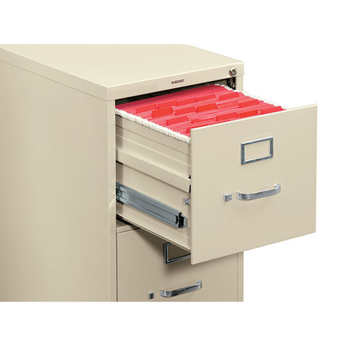 210 Series Vertical File, 2 Letter-size File Drawers, Putty, 15" X 28.5" X 29"