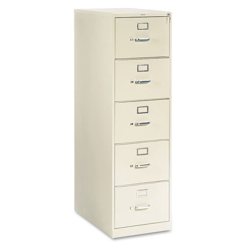 310 Series Vertical File, 4 Letter-size File Drawers, Black, 15" X 26.5" X 52"