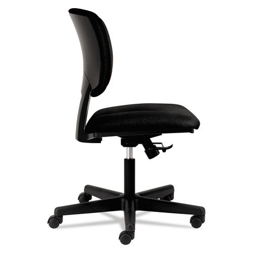Silla de trabajo serie Volt, soporta hasta 250 lb, altura del asiento de 18" a 22.25", color negro