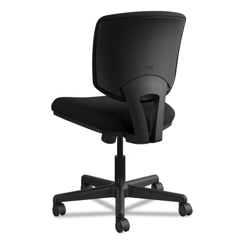Silla de trabajo serie Volt, soporta hasta 250 lb, altura del asiento de 18" a 22.25", color negro