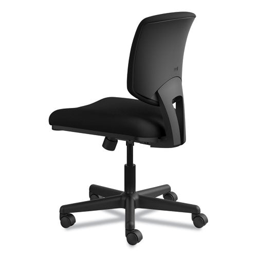 Silla de trabajo serie Volt con inclinación sincronizada, soporta hasta 250 lb, altura del asiento de 18" a 22.25", color negro