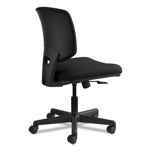 Silla de trabajo serie Volt con inclinación sincronizada, soporta hasta 250 lb, altura del asiento de 18" a 22.25", color negro