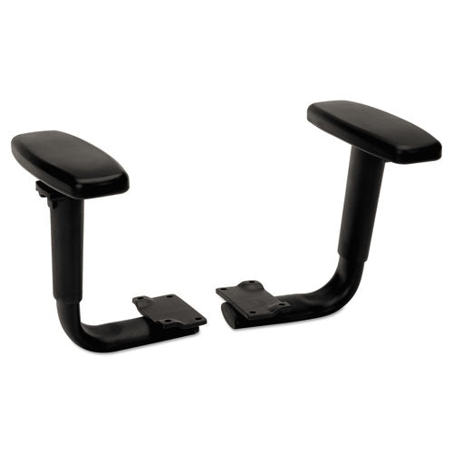 Brazos en T ajustables en altura opcionales para sillas de la serie Volt para sillas de trabajo de la serie Hon Volt, negro, 2/juego