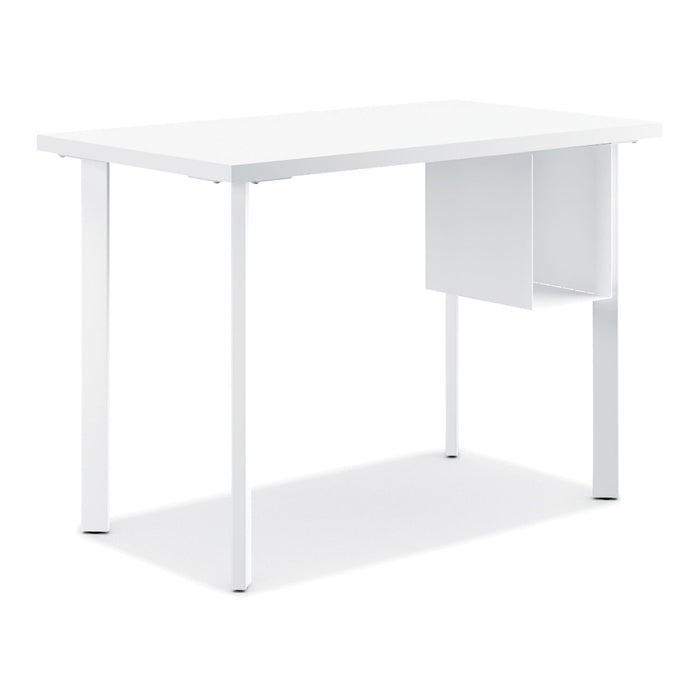 Coze - Superficie de trabajo para escritorio, rectangular, 42" x 24", blanco diseñador