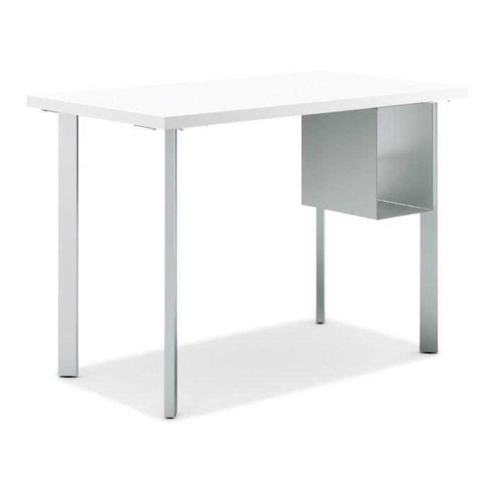 Coze - Superficie de trabajo para escritorio, rectangular, 54" x 24", blanco diseñador