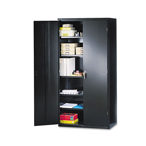 Assembled Storage Cabinet, 36w X 18d X 42h, Black
