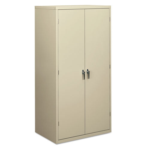 Assembled Storage Cabinet, 36w X 18.13d X 71.75h, Light Gray