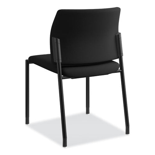 Accommodate Series Guest Chair, 23.25" X 22.25" X 32", Black Seat, Black Back, Black Base, 2/carton