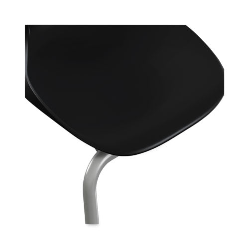 Silla de cuatro patas Smartlink, 19.5" X 19.63" X 31", asiento de ónix, base de ónix, 4 por caja