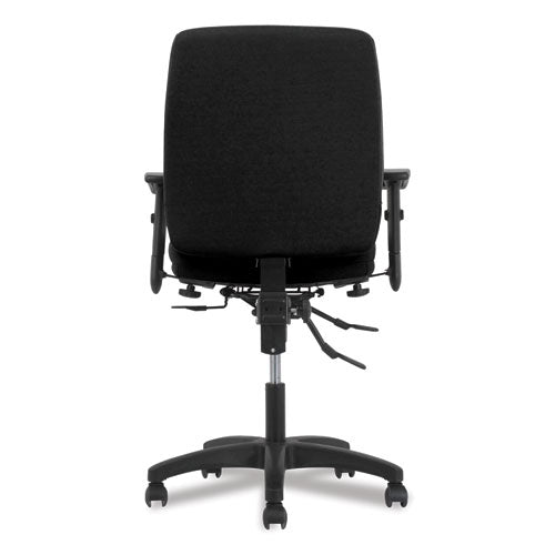 Silla de trabajo con respaldo medio Network, soporta hasta 250 lb, altura del asiento de 18.3" a 22.8", color negro
